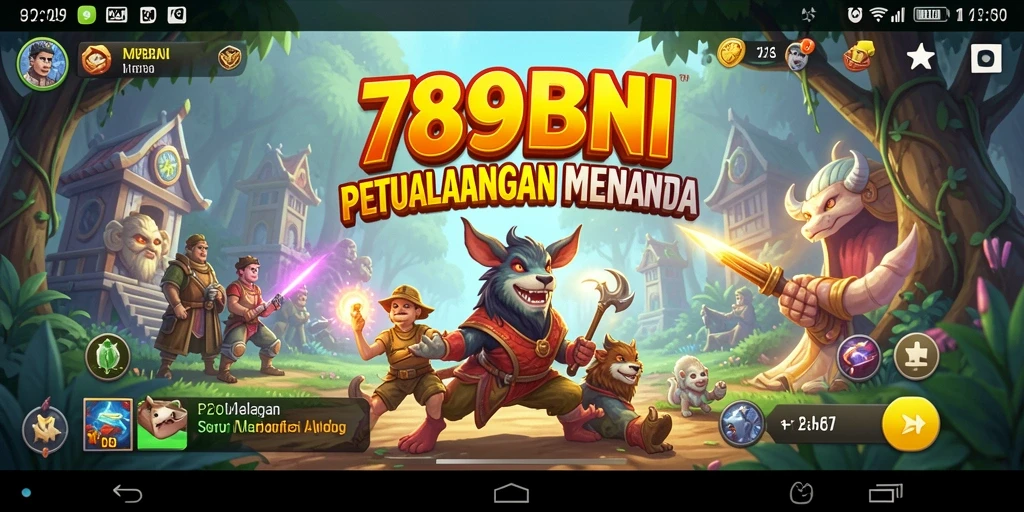 Tampilan gameplay seru di dunia petualangan 789BNI.