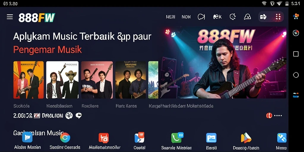 Tampilan gameplay <strong>888FW</strong> yang seru dan interaktif saat bermain musik.