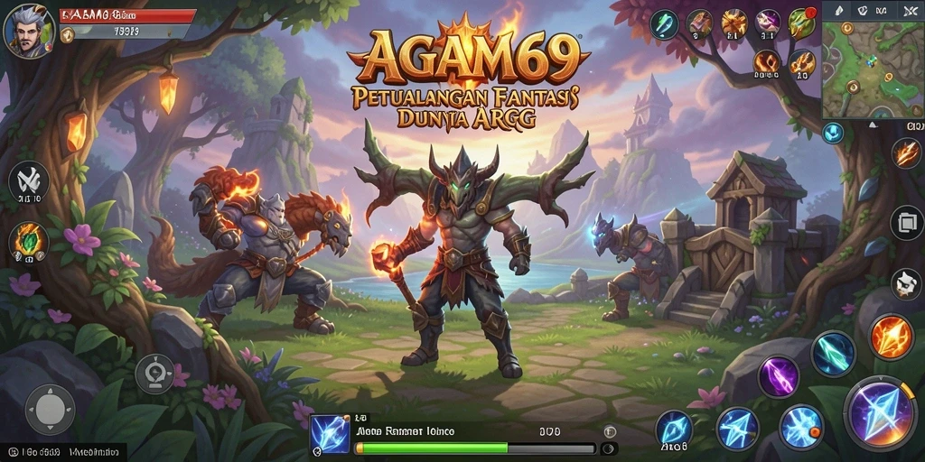 Tampilan gameplay seru dalam dunia fantasi AGAM69.