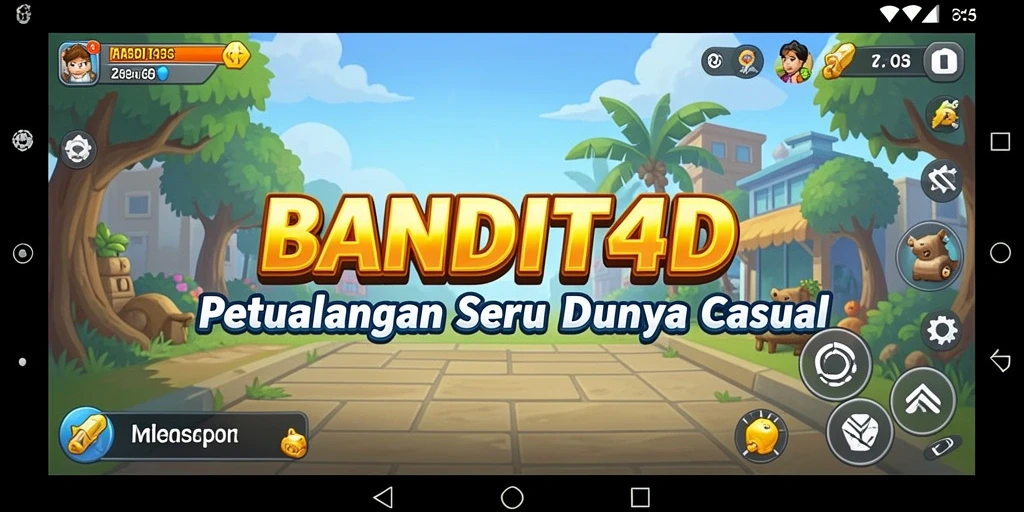 Screenshot utama BANDIT4D menampilkan gameplay yang seru dan interaktif.