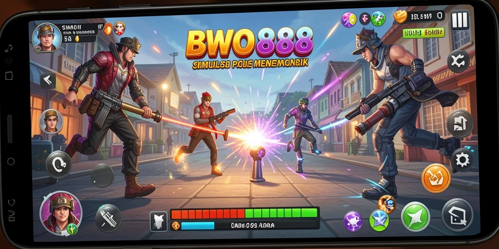 Tampilan gameplay BWO888 dengan simulasi yang realistis