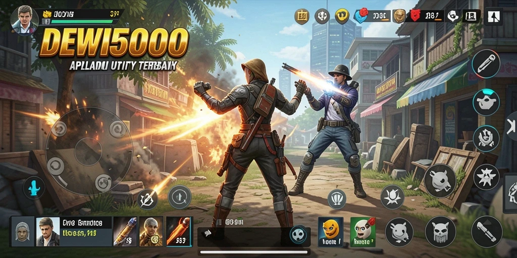 Screenshot DEWI5000 menampilkan antarmuka aplikasi Utility yang user-friendly.