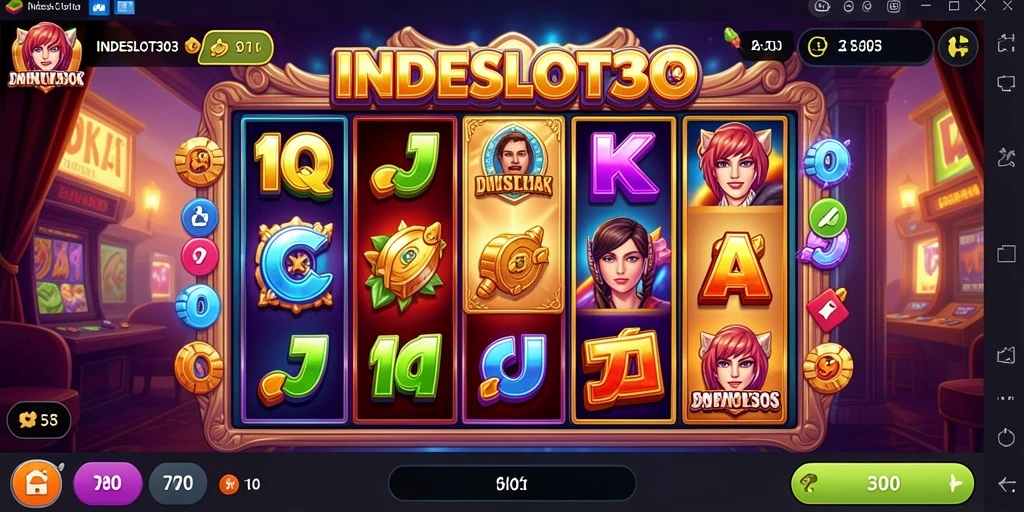 Gameplay menarik dari INDESLOT303 menampilkan mesin slot yang beragam.