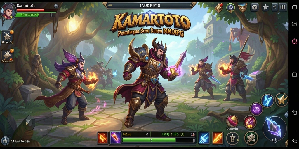 Gameplay seru KAMARTOTO yang mengasyikkan dalam dunia MMORPG.
