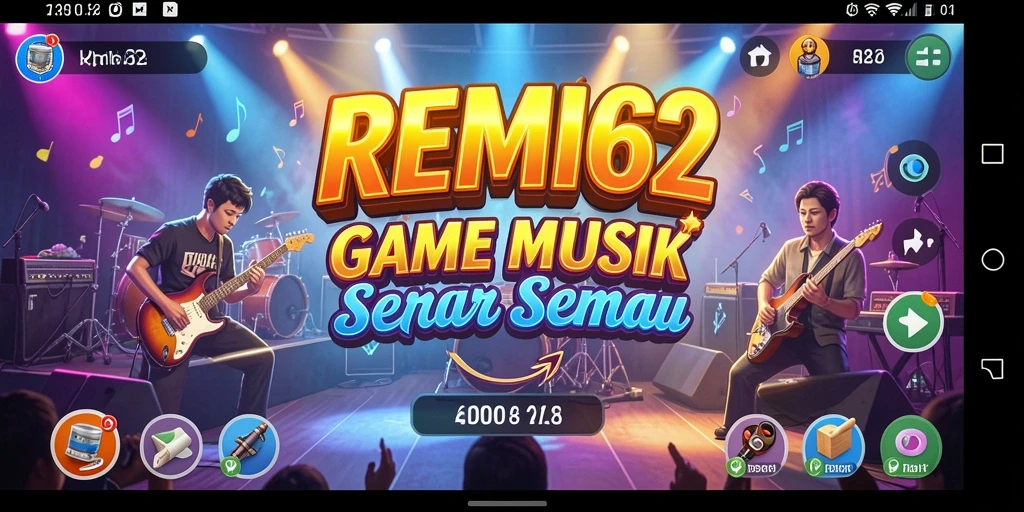 Tampilan gameplay seru dari REMI62 dengan antarmuka yang menarik.