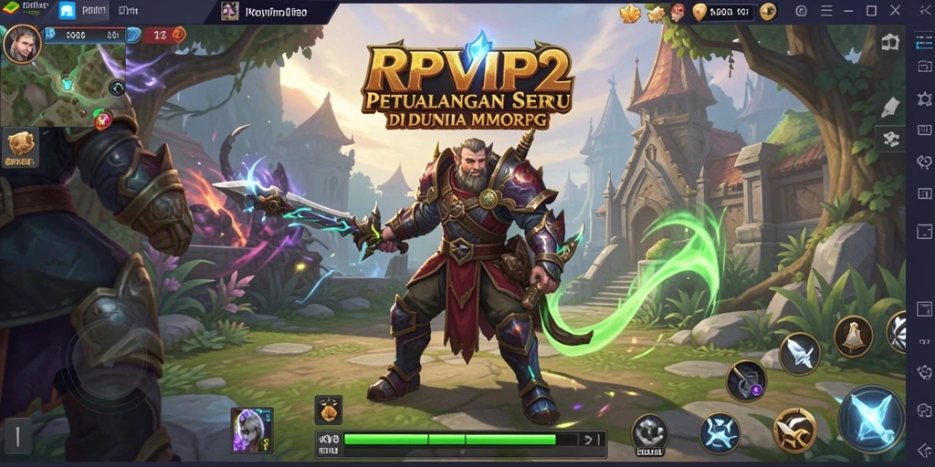 Tampilan gameplay RPVIP2 yang seru dan menantang di dunia MMORPG.
