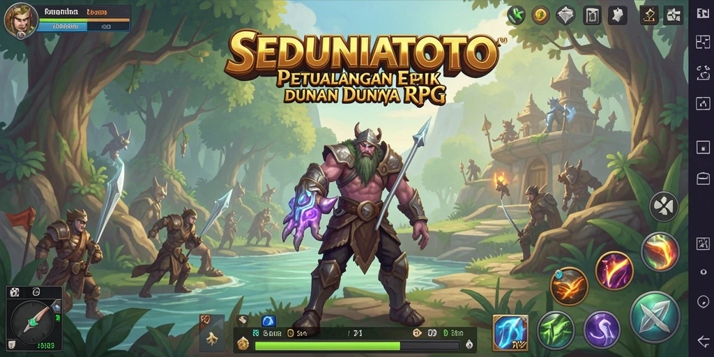 Tampilan gameplay SEDUNIATOTO yang menegangkan dan menarik.