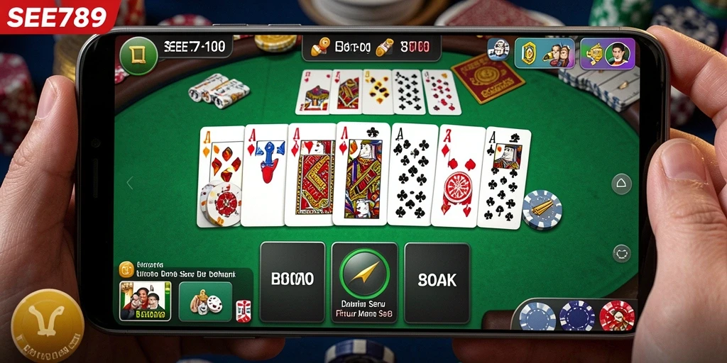 Tangkapan layar gameplay seru dalam permainan Domino.