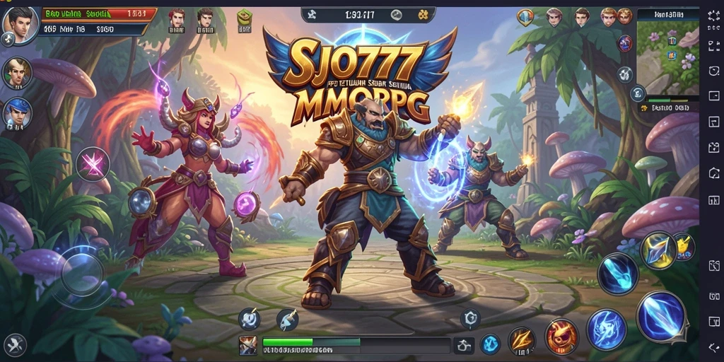Gameplay SJO777 dengan dunia fantastis dan pertarungan seru.