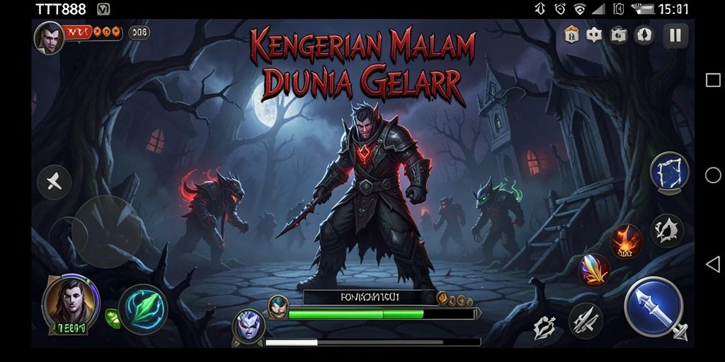 Tampilan gameplay TTT888 yang menakutkan dan menarik.